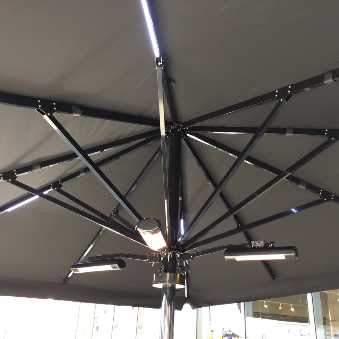 Savannah Large Heated Parasol – Bild 4
