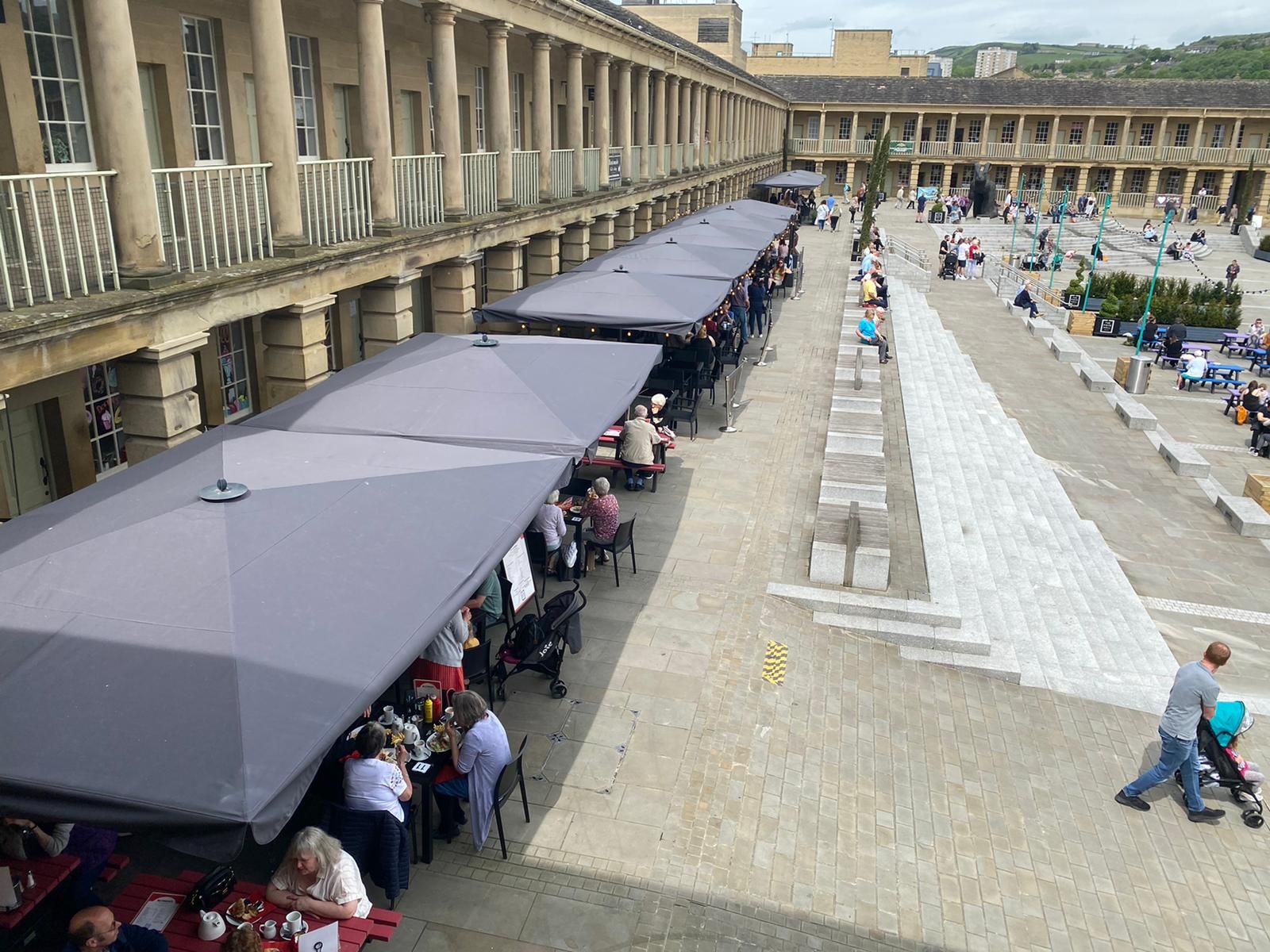Savannah Large Heated Parasol – Bild 2